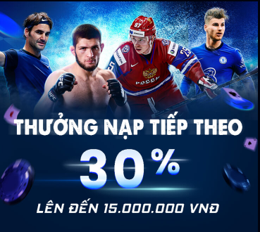 THƯỞNG NẠP 30% CHO LẦN NẠP THỨ HAI